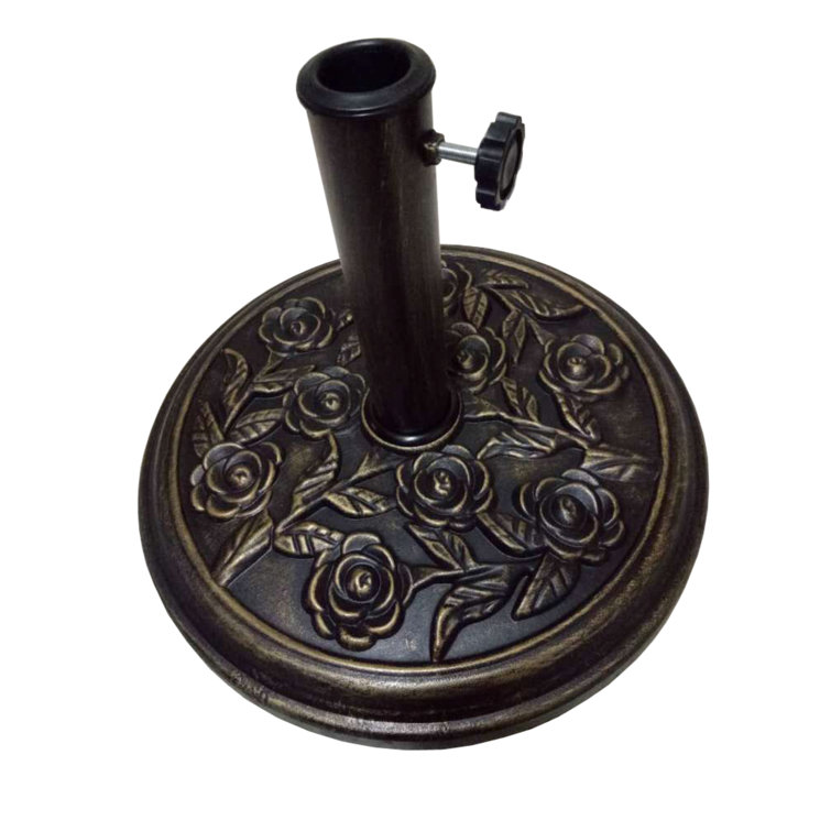 Rosalind Wheeler Singapore Cast Iron Free Standing Umbrella Base